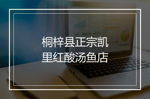 桐梓县正宗凯里红酸汤鱼店