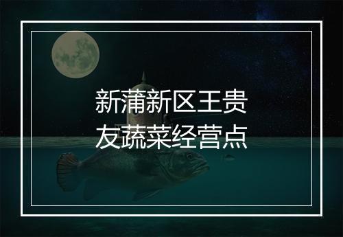 新蒲新区王贵友蔬菜经营点