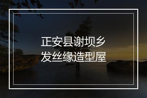 正安县谢坝乡发丝缘造型屋