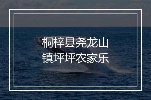 桐梓县尧龙山镇坪坪农家乐