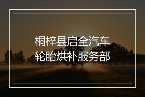 桐梓县启全汽车轮胎烘补服务部