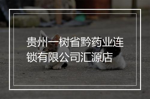 贵州一树省黔药业连锁有限公司汇源店