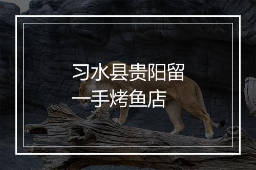 习水县贵阳留一手烤鱼店