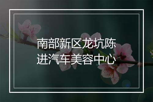 南部新区龙坑陈进汽车美容中心