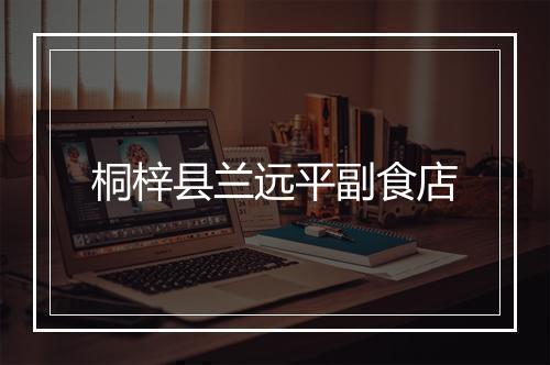 桐梓县兰远平副食店