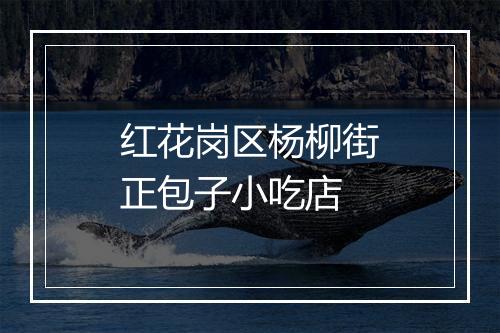 红花岗区杨柳街正包子小吃店