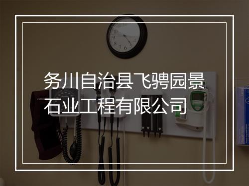 务川自治县飞骋园景石业工程有限公司
