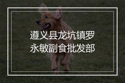 遵义县龙坑镇罗永敏副食批发部