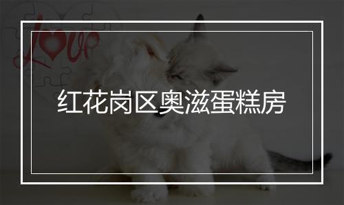 红花岗区奥滋蛋糕房