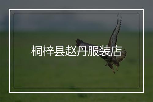 桐梓县赵丹服装店