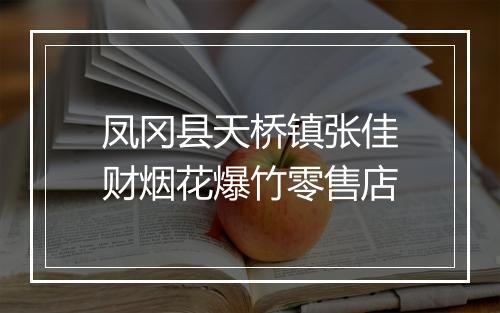 凤冈县天桥镇张佳财烟花爆竹零售店