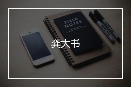 龚大书