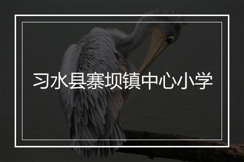 习水县寨坝镇中心小学