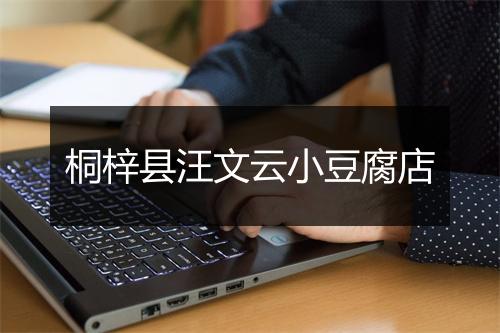 桐梓县汪文云小豆腐店