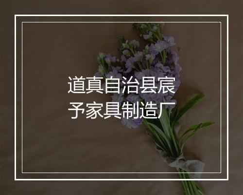 道真自治县宸予家具制造厂