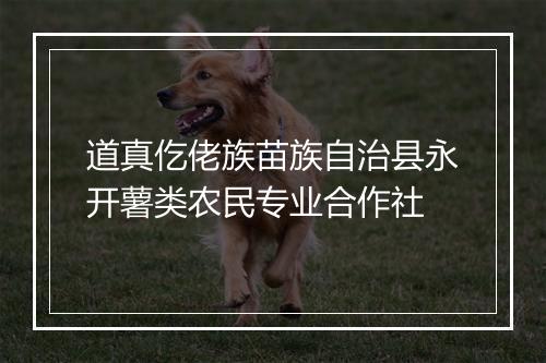 道真仡佬族苗族自治县永开薯类农民专业合作社