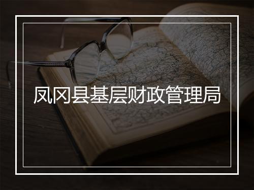 凤冈县基层财政管理局