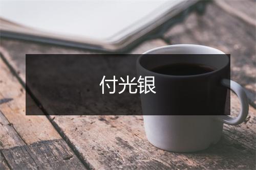 付光银