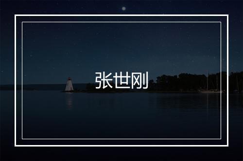 张世刚