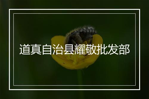 道真自治县耀敬批发部