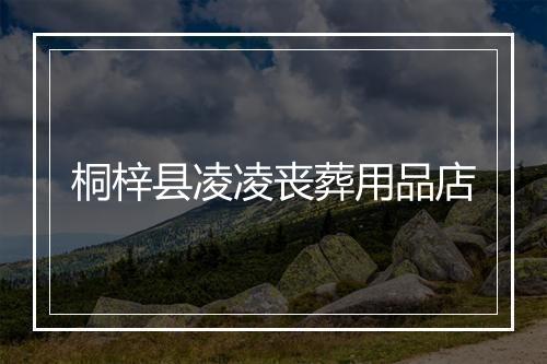 桐梓县凌凌丧葬用品店