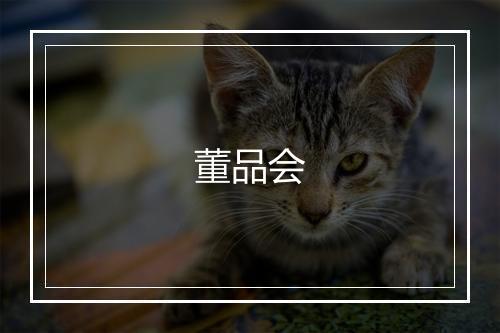 董品会