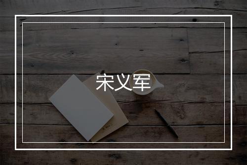 宋义军