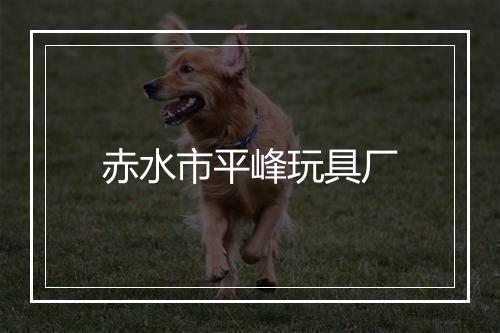 赤水市平峰玩具厂