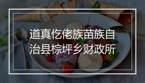 道真仡佬族苗族自治县棕坪乡财政所