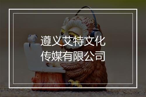 遵义艾特文化传媒有限公司