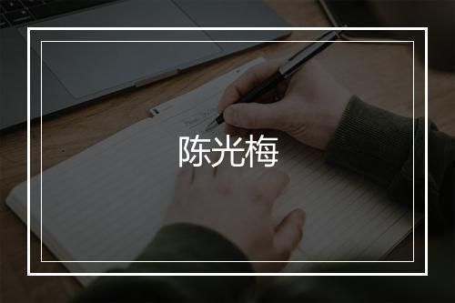 陈光梅