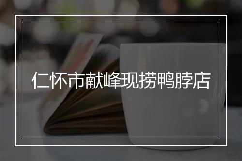 仁怀市献峰现捞鸭脖店