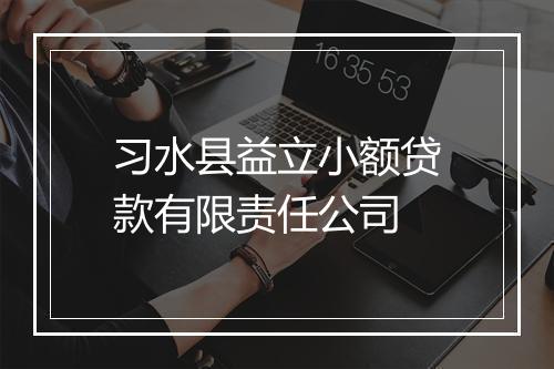 习水县益立小额贷款有限责任公司