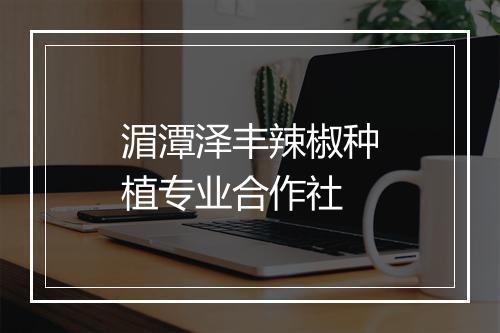 湄潭泽丰辣椒种植专业合作社