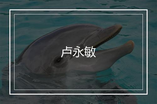 卢永敏