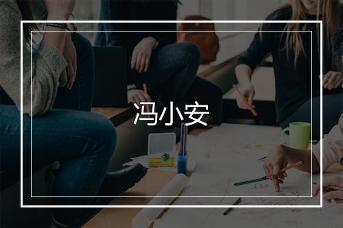 冯小安