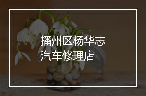 播州区杨华志汽车修理店