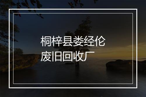 桐梓县娄经伦废旧回收厂