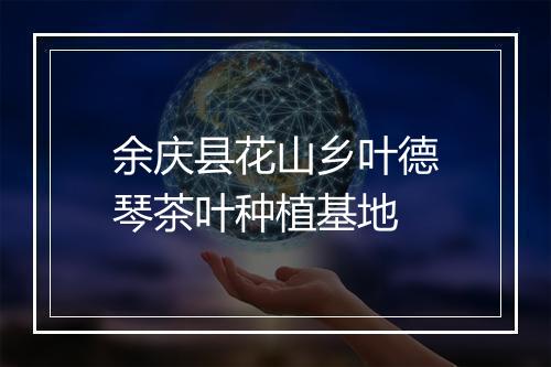 余庆县花山乡叶德琴茶叶种植基地
