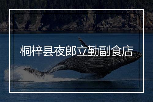 桐梓县夜郎立勤副食店