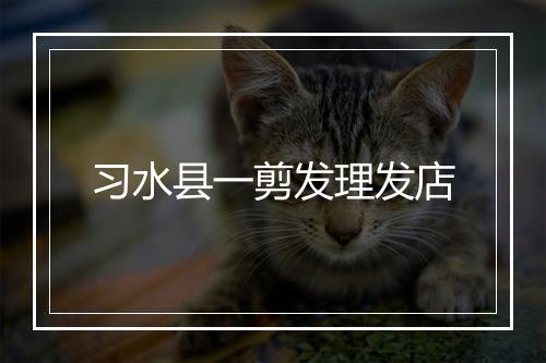 习水县一剪发理发店