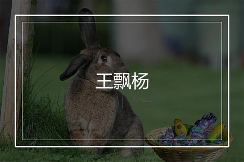 王飘杨