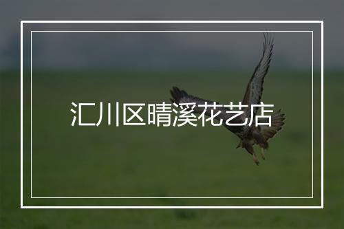 汇川区晴溪花艺店