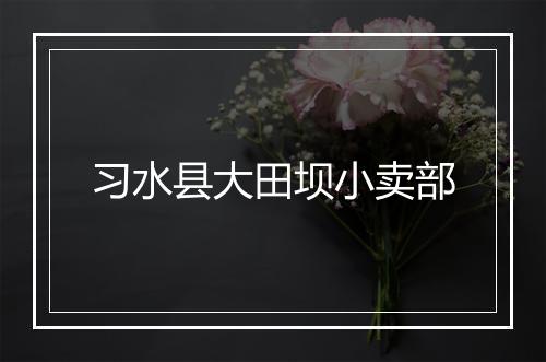 习水县大田坝小卖部