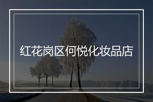红花岗区何悦化妆品店