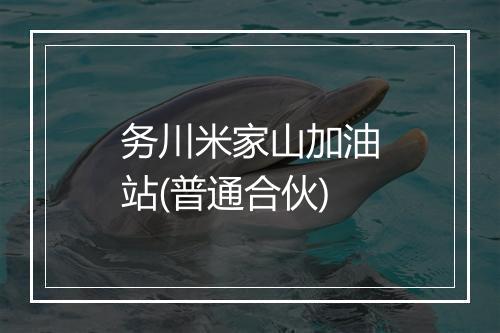 务川米家山加油站(普通合伙)