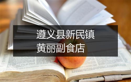 遵义县新民镇黄丽副食店