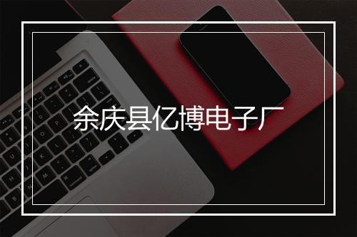 余庆县亿博电子厂