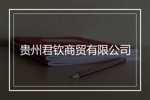 贵州君钦商贸有限公司
