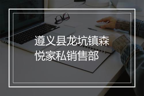 遵义县龙坑镇森悦家私销售部